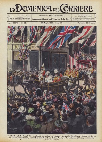 The Jubilee of King George V by Achille Beltrame
