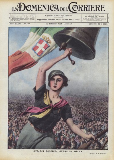 Fascist Italy Sounds the Diana by Achille Beltrame
