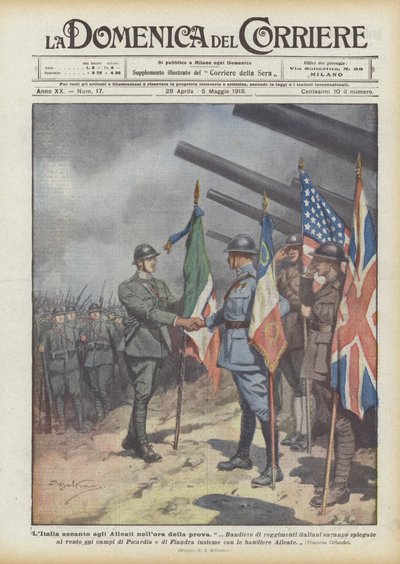 Italy Alongside the Allies in the Hour of Trial by Achille Beltrame