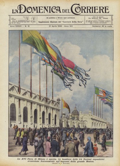 The 16th Milan Fair is Open by Achille Beltrame