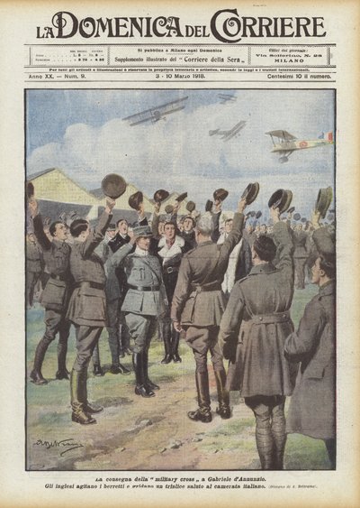 The Awarding of the Military Cross to Gabriele d