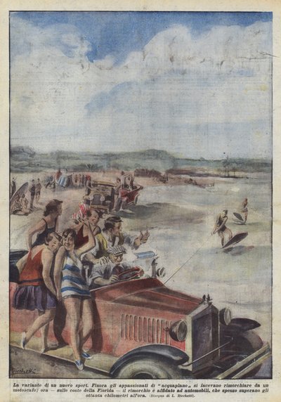 The Variant of a New Sport by Achille Beltrame