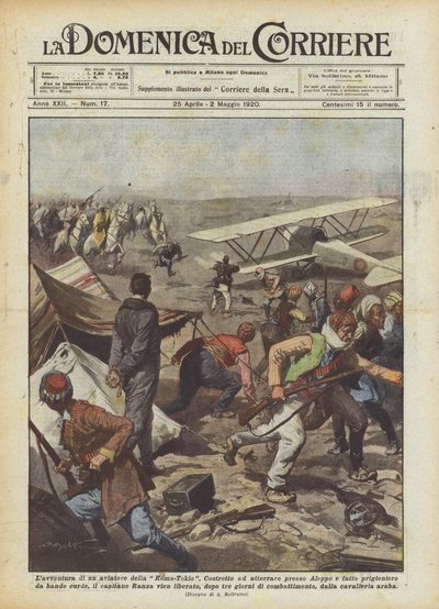 The Adventure of an Aviator from Rome to Tokyo by Achille Beltrame