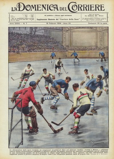 The Achievements of Italian Sport by Achille Beltrame