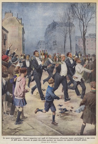 The Extravagant Races by Achille Beltrame