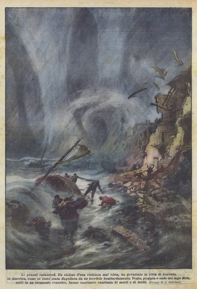 The great catastrophes by Achille Beltrame