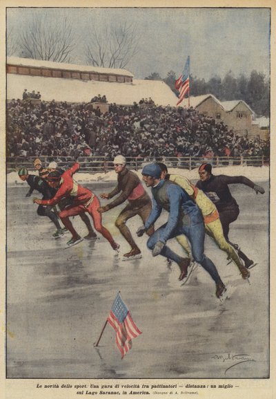 The News of Sport by Achille Beltrame