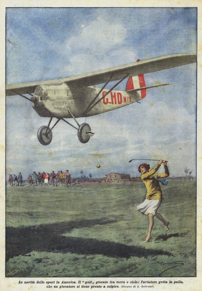 The Novelties of Sport in America by Achille Beltrame