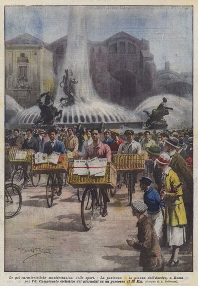 The Most Characteristic Sports Events by Achille Beltrame