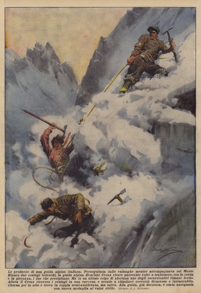 The Feats of an Italian Alpine Guide by Achille Beltrame