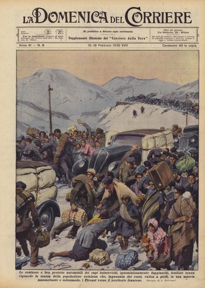 The Sumptuous and Well-Protected Cars of the Bolshevik Leaders, Ignominiously Fleeing by Achille Beltrame