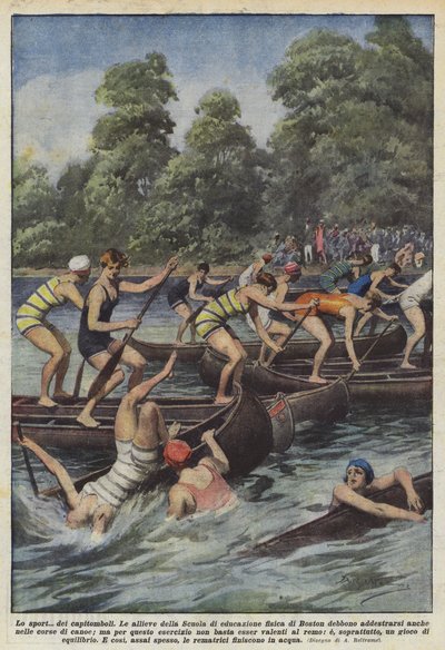 The Sport of Tumbles by Achille Beltrame