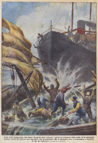 In the Unrestful China by Achille Beltrame