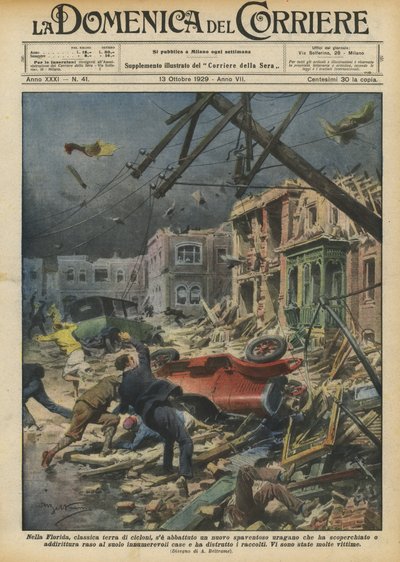 In Florida, the Classic Land of Cyclones, a New Terrifying Hurricane Struck? by Achille Beltrame