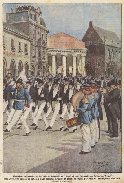 Militarist Nostalgia in Germany by Achille Beltrame