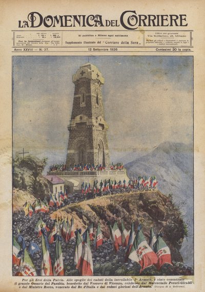 For the Heroes of the Homeland by Achille Beltrame