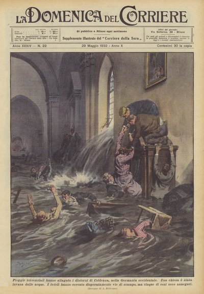 Torrential Rains Flooded the Surroundings of Koblenz in Western Germany by Achille Beltrame