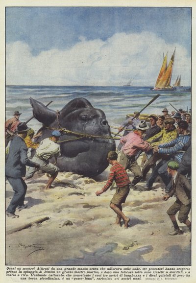 Almost a Monster! by Achille Beltrame