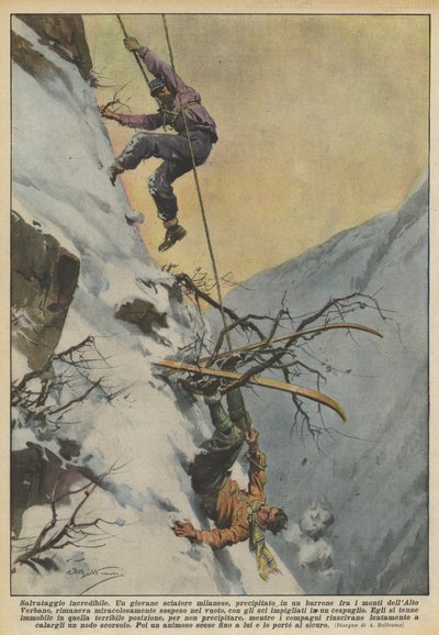 Incredible Rescue by Achille Beltrame
