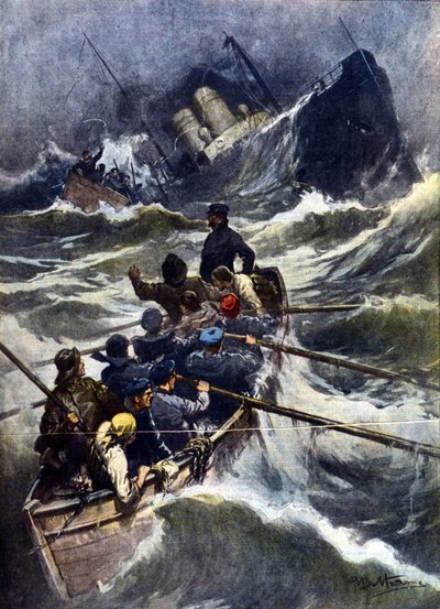 Shipwreck near Piombino in Italy. 