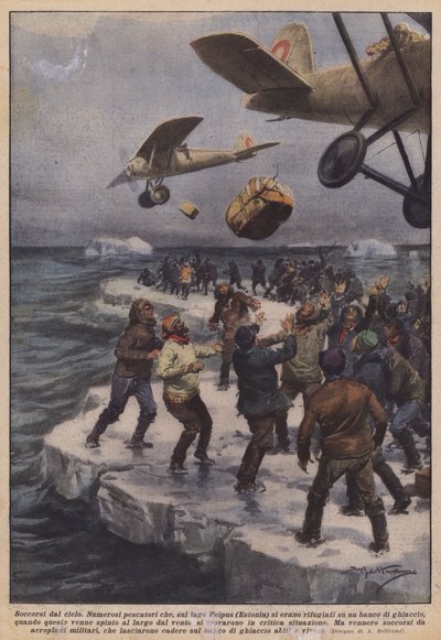 Rescued from the sky by Achille Beltrame