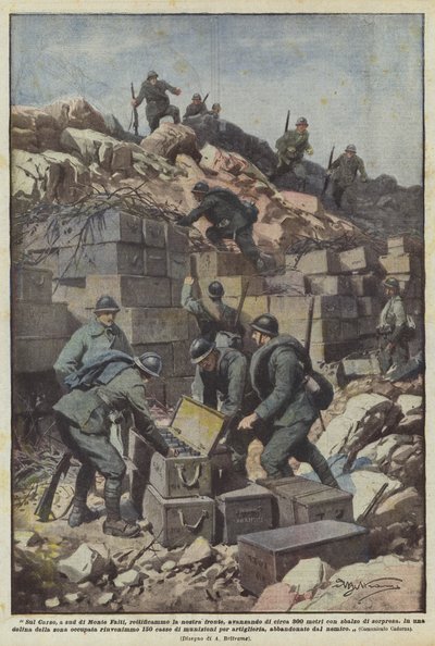On the Carso, south of Monte Faiti, we rectified our front, advancing about 300 meters with a surprise leap by Achille Beltrame