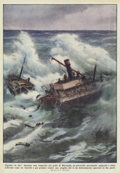 Cut in Two! by Achille Beltrame