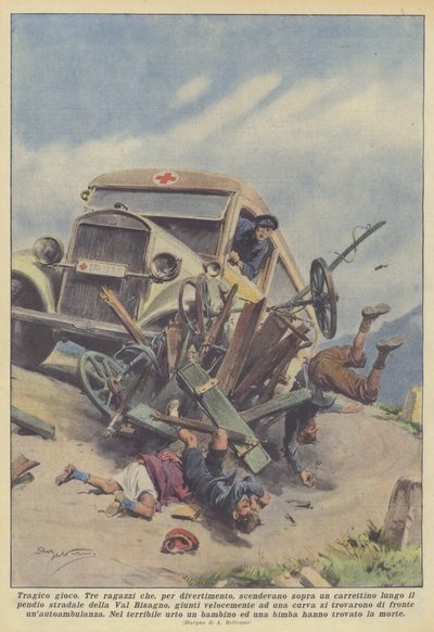Tragic Game by Achille Beltrame