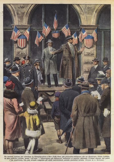 A Curious System to Alleviate Unemployment in New York by Achille Beltrame