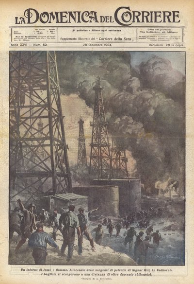 A Hell of Smoke and Flames by Achille Beltrame