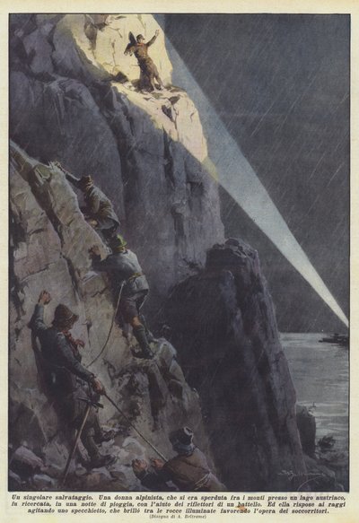 A Singular Rescue by Achille Beltrame