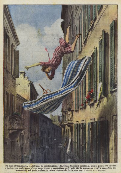 An extraordinary flight by Achille Beltrame