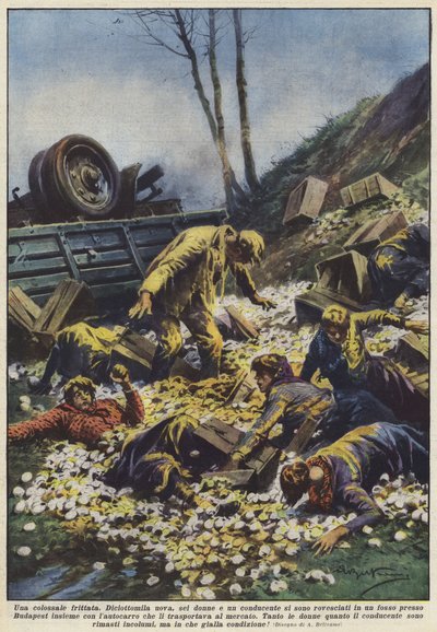A colossal omelette by Achille Beltrame