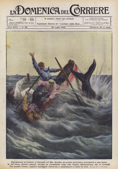 A Fearful Adventure by Achille Beltrame