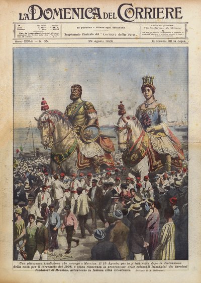 A Picturesque Tradition Revives in Messina by Achille Beltrame