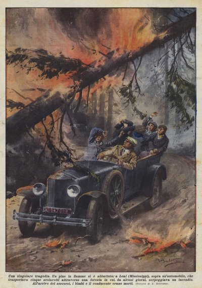 A Singular Tragedy by Achille Beltrame