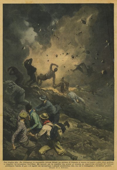 A Tragic Outing by Achille Beltrame
