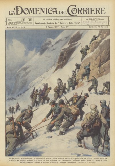 A daring enterprise by Achille Beltrame