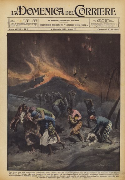 One of the Most Formidable Cataclysms in History Devastates a Region by Achille Beltrame