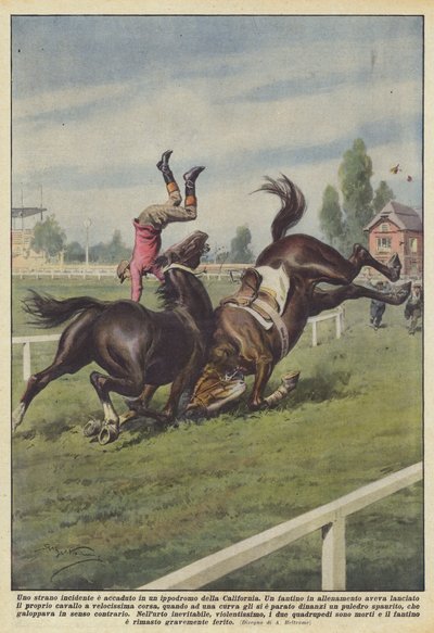 A Strange Accident Happened at a California Racetrack by Achille Beltrame