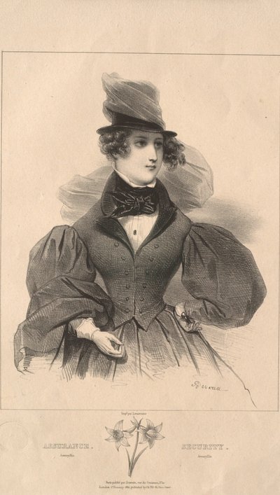 Assurance / Security (Amaryllis) by Achille Devéria