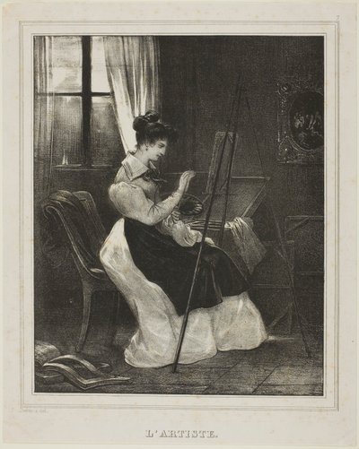 The Artist by Achille Devéria