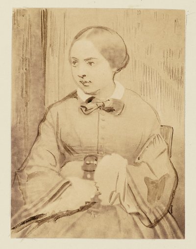 Portrait of a Young Lady, Probably Cécile Devéria by Achille Devéria