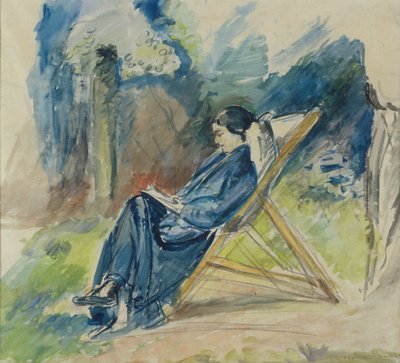 Woman on Chaise Longue by Achille Emile Othon Friesz