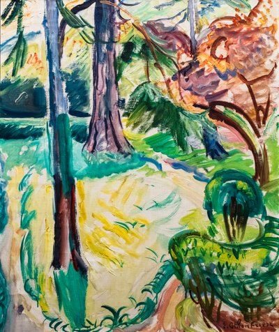 Garden at Honfleur by Achille Emile Othon Friesz