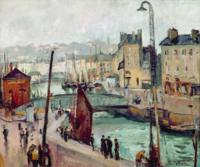 Le Havre, Bassin du Roy by Achille Emile Othon Friesz