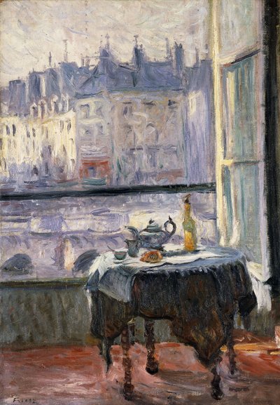 Still Life at an Open Window by Achille Emile Othon Friesz