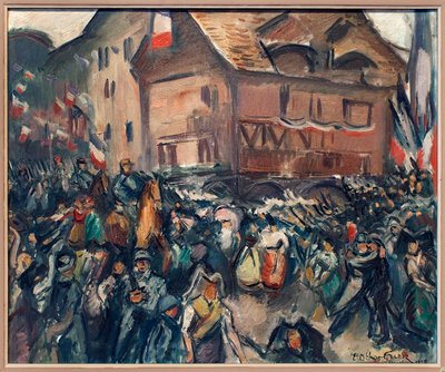 The entry of French troops in Strasbourg, 22 November 1918 by Achille Emile Othon Friesz