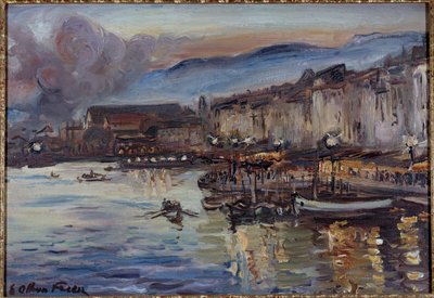View of the Port of Toulon by Achille Emile Othon Friesz