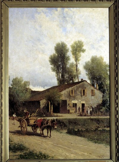 Birthplace of Giuseppe Verdi in Roncole di Busseto by Achille Formis Befani
